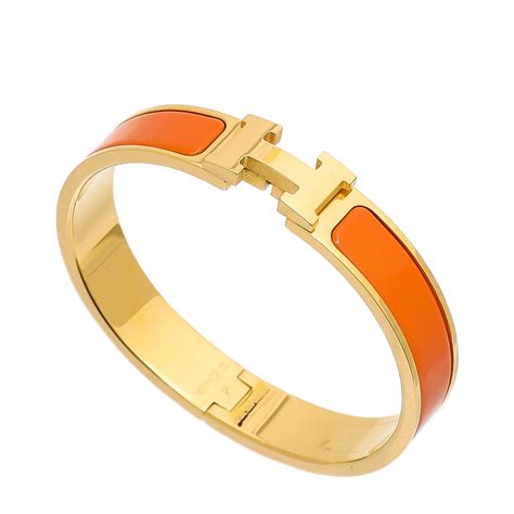 hermes bracelet orange|Hermes clic h price.